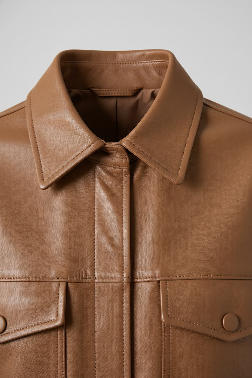 ELEANOR – Single-Breasted - tailored elegant blazer, collar texture