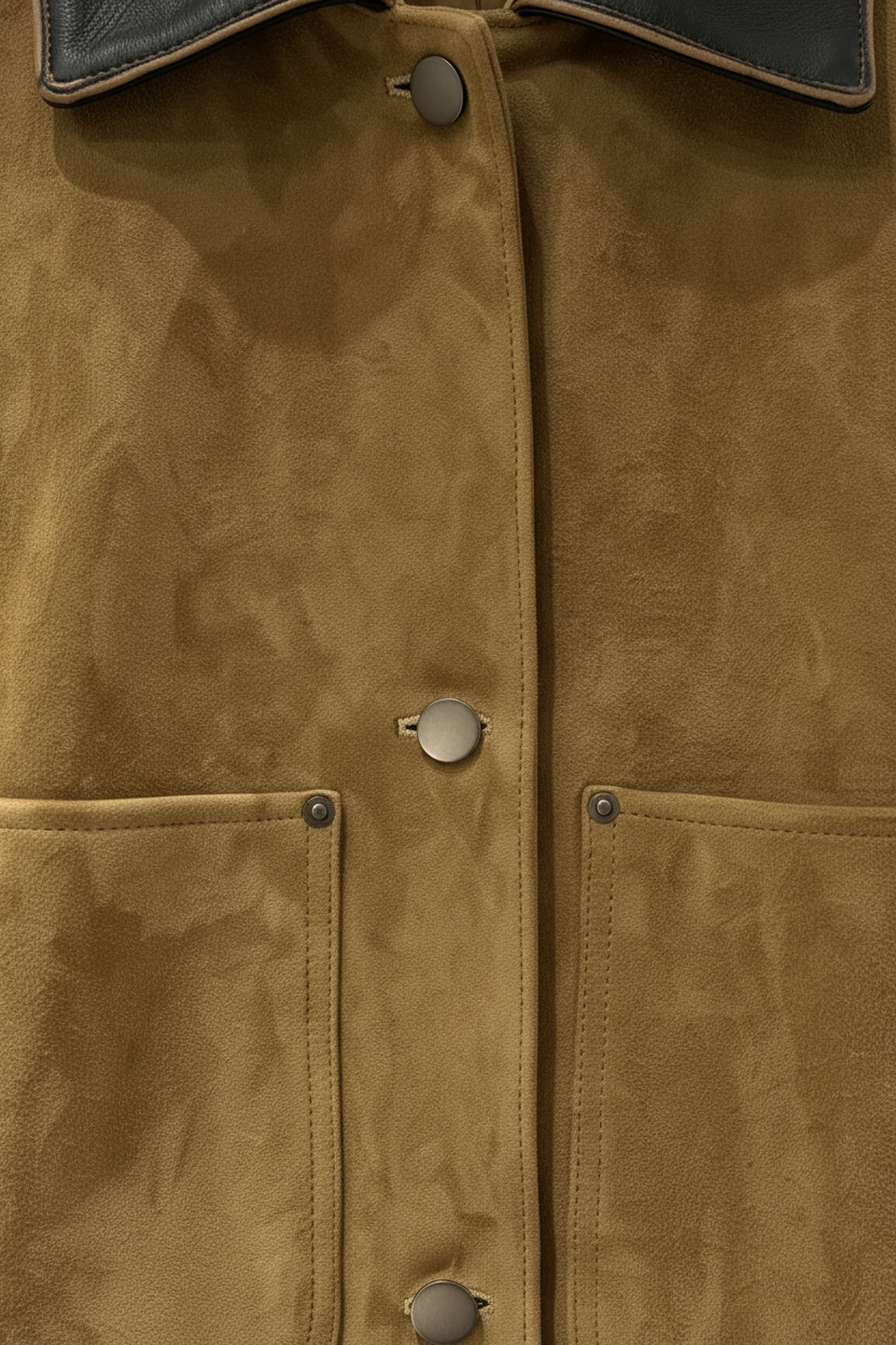 FRANCOISE - Vintage Luxur - front closure, buttons, zipper, detailed texture