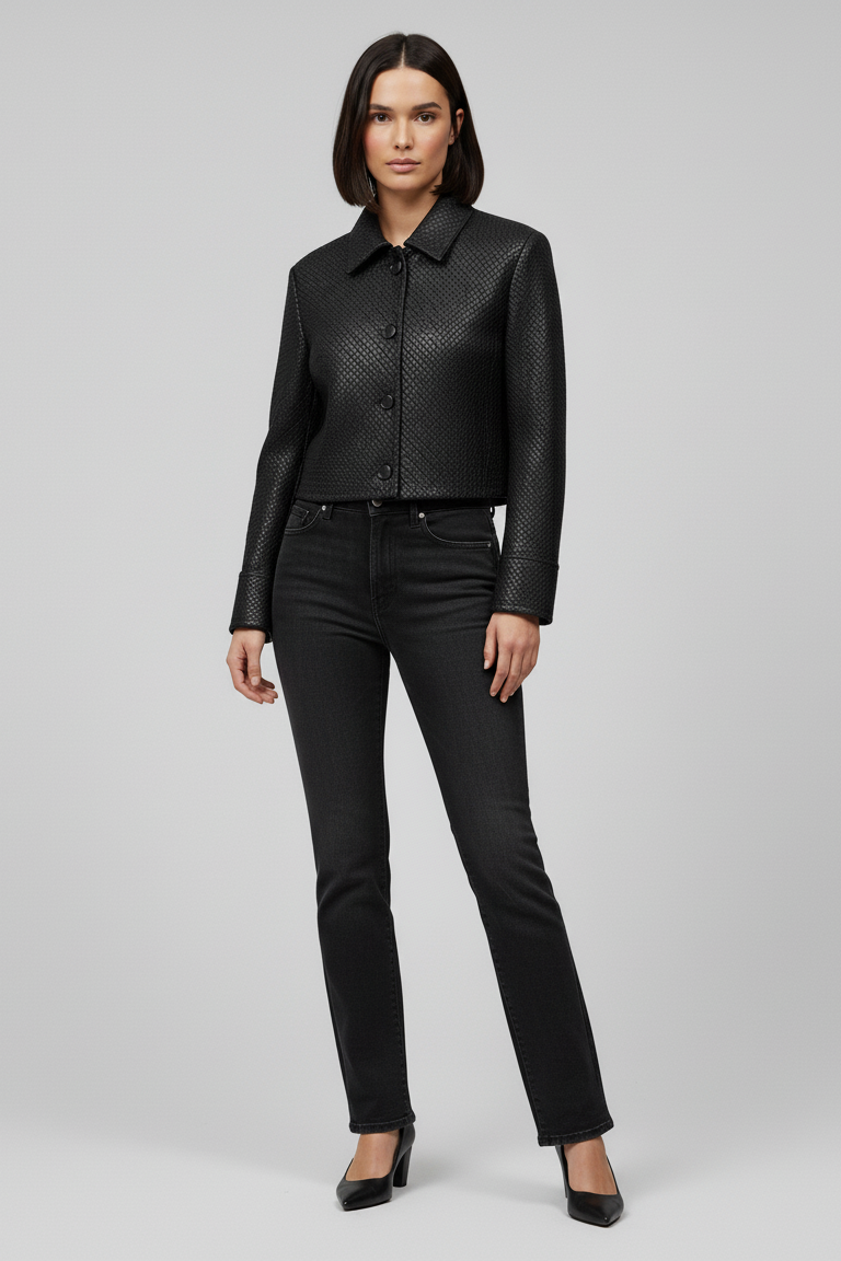 HARLOW - Knitted Sheepski - luxury, elegant, studio, outerwear