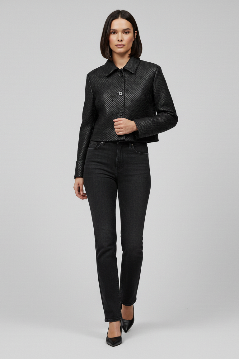 HARLOW - Knitted Sheepski - premium studio luxury outerwear