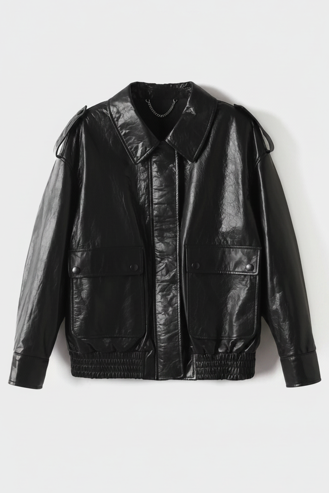 HARPER - Waxed Cowhide Le - waxed cowhide, leather jacket, durable, outerwear