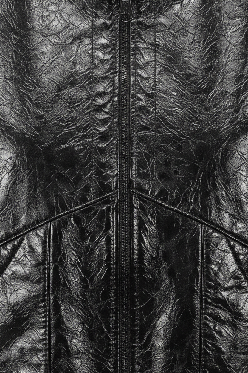 HELOISE - STAND COLLAR VI - buttons zipper stitching texture