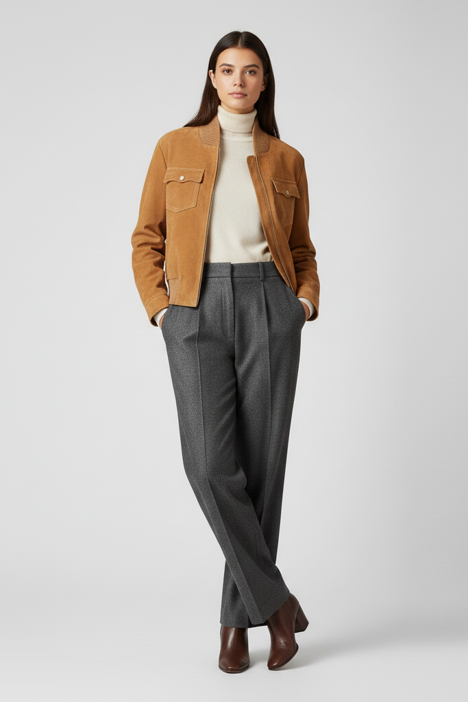LOGAN - Suede Leather Bom - confident elegant relaxed