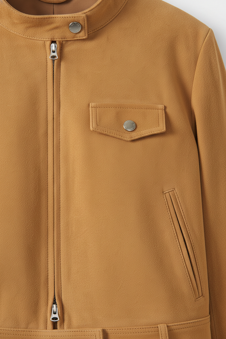 MARGOT - Cropped Sheepski - pocket close-up detail