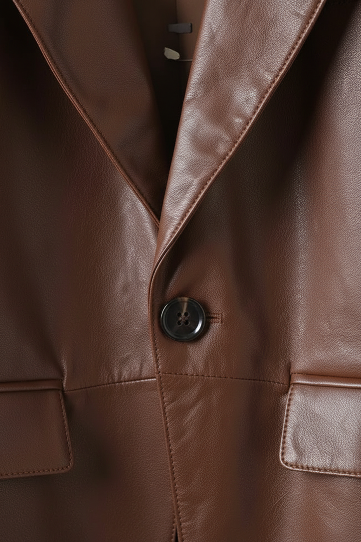 MARGOT - Vegetable-Tanned - front closure zipper buttons stitching