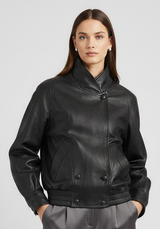 MARTINE - Oversized Goat Leather Jacket