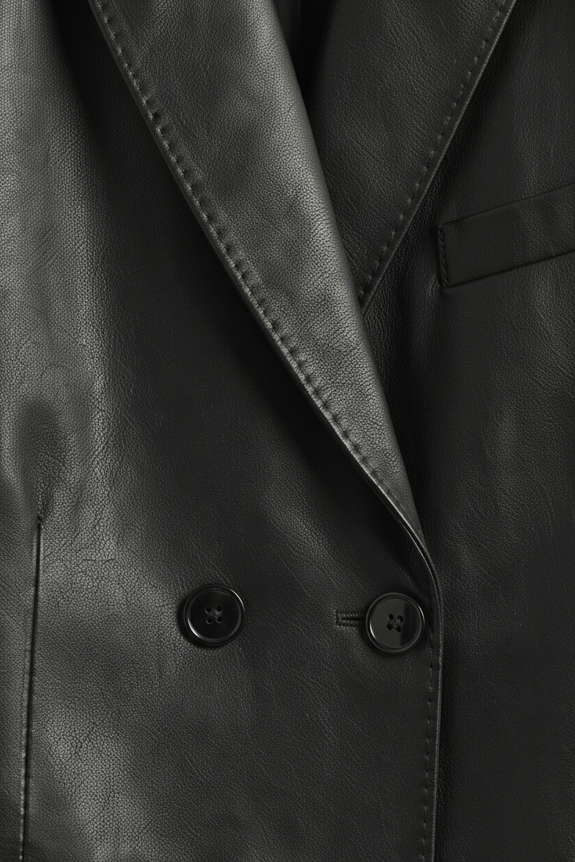 MORLEY - Short Leather Suit - premium handcrafted sleek, front closure