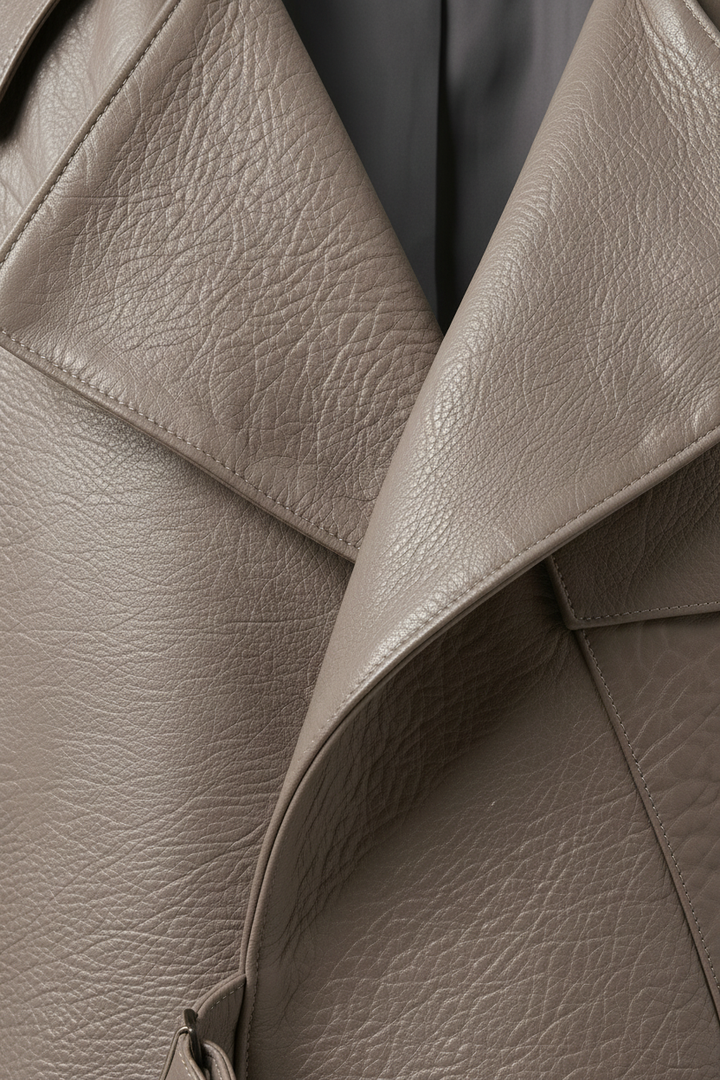 PIPPA - Bubble Sheepskin - buttons zipper stitching texture