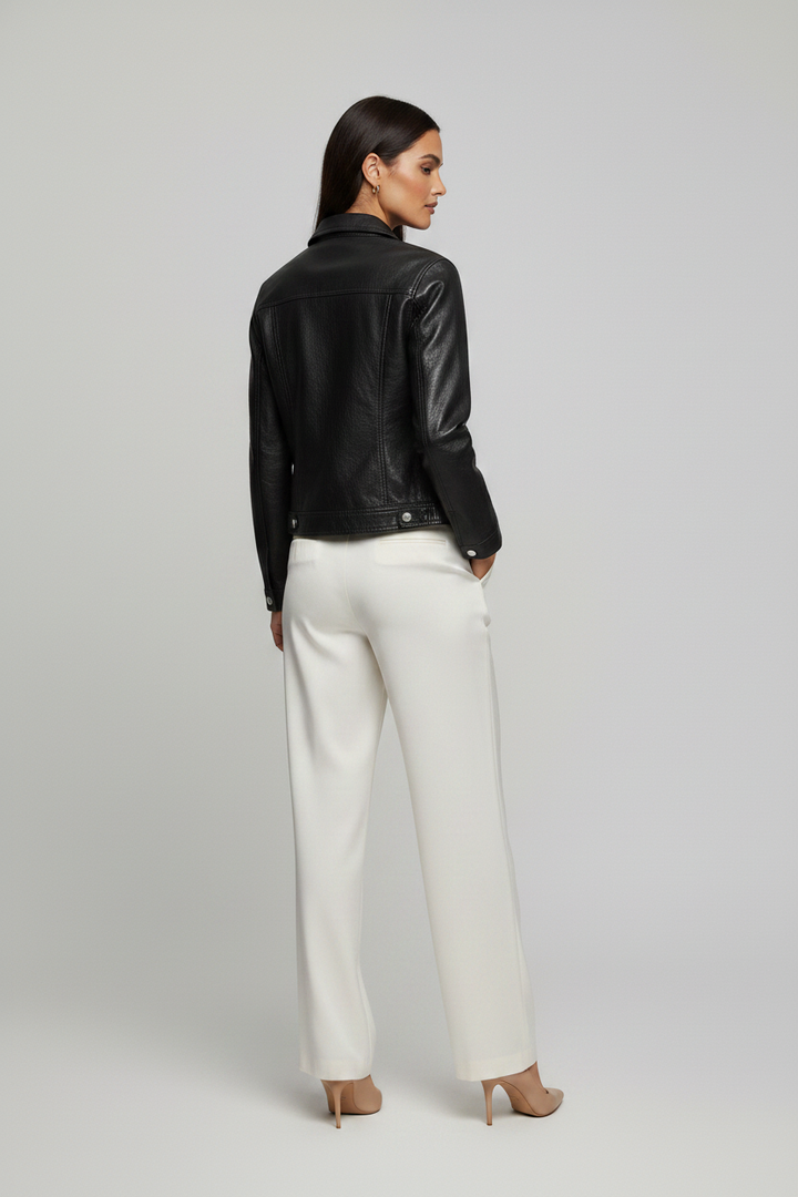 QUINN - Cropped Cowhide L - cropped, cowhide, luxury, elegant