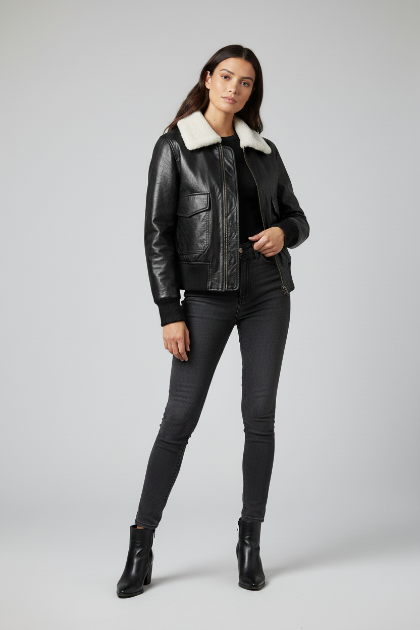 REMINGTON - Leather Motor - black leather jacket luxury