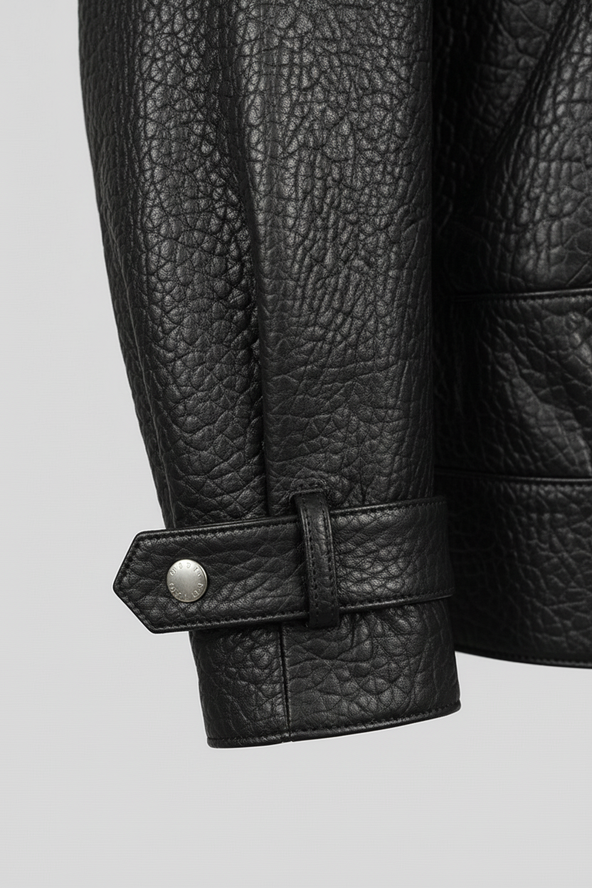 RIVER - Oversized Bubble - sleeve closure, metal buttons, stitching detail