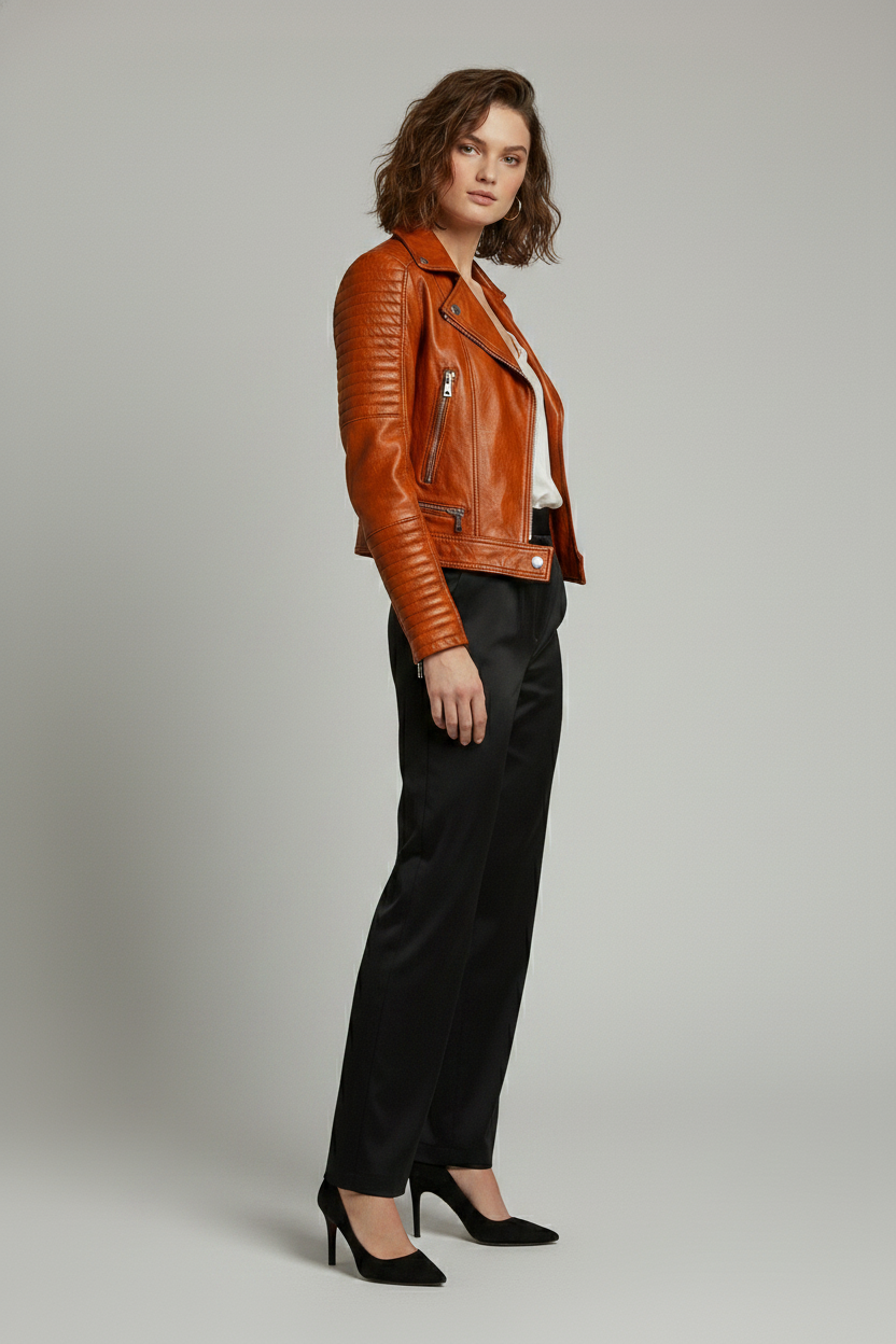 Ryder - Motorcycle Leathe - premium sleek refined jacket