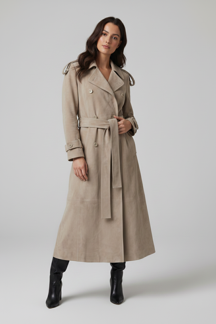 SAGE – Belted Suede Leather - Suede Leather, Belted, Luxury