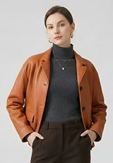 SAWYER - Bubble Leather Jacket