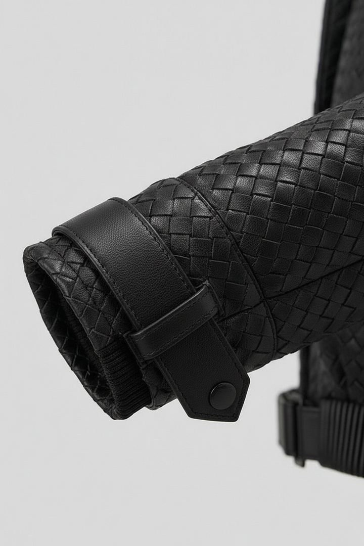 SHELBY - Cropped Woven Sh - woven fabric texture, sleeve cuff, premium stitching
