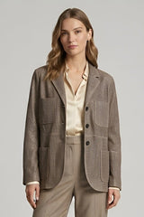 TATUM - Suede Leather Blazer