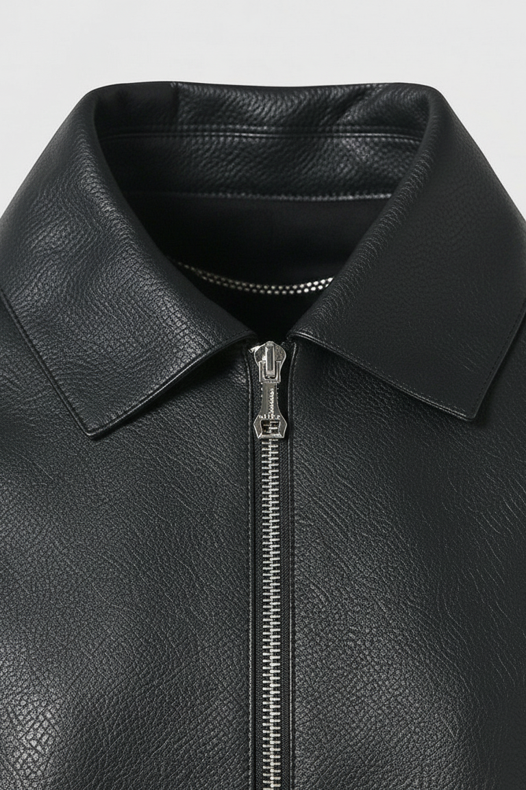 TAYLOR - Short Sheepskin - detailed collar, sheepskin texture, luxury