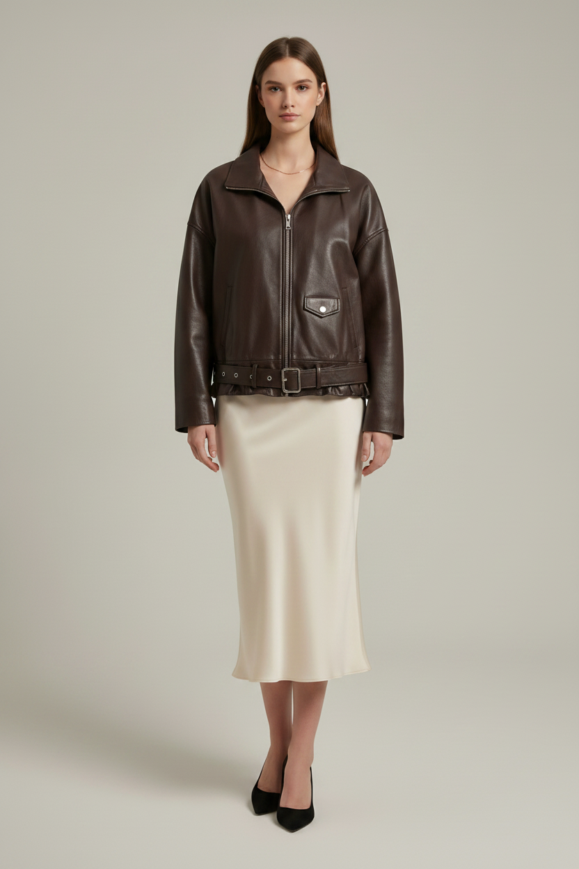 VALERIE - OVERSIZED PLEAT - flowing drape, elegant style, minimum clean pose
