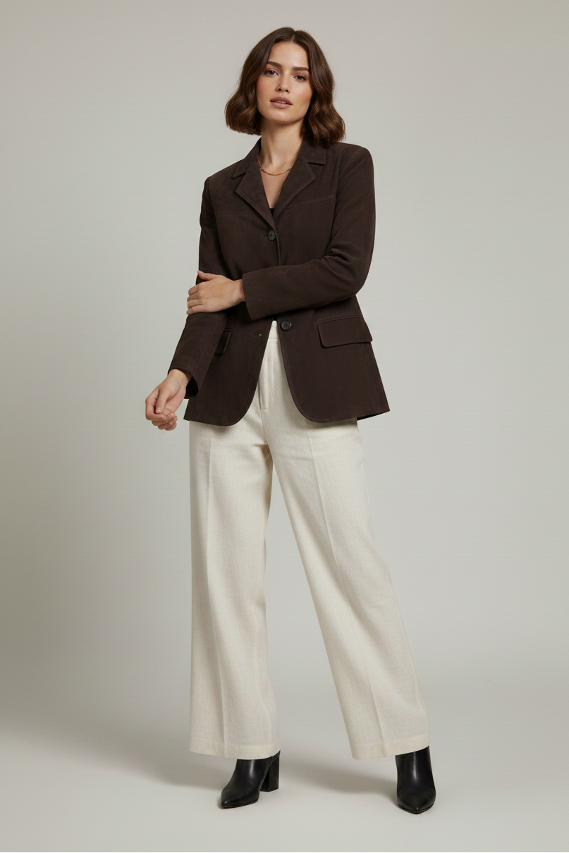 Winslow - Oversized Suede - confident elegant luxury