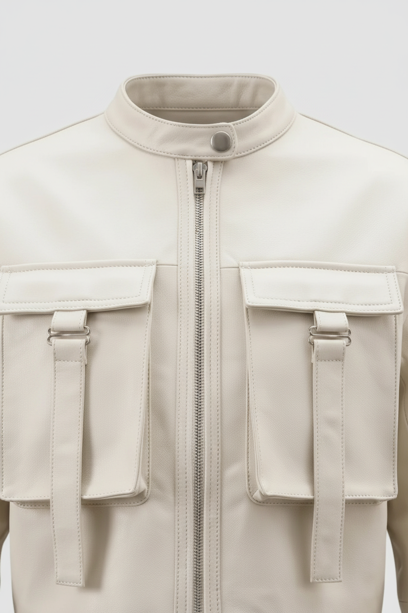 YVONNE - Luxury Short She - front closure, zipper, buttons, premium detail